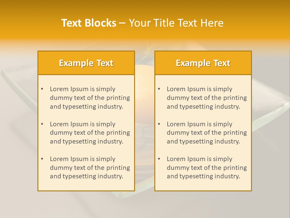 Colazione Arancione Frittata PowerPoint Template