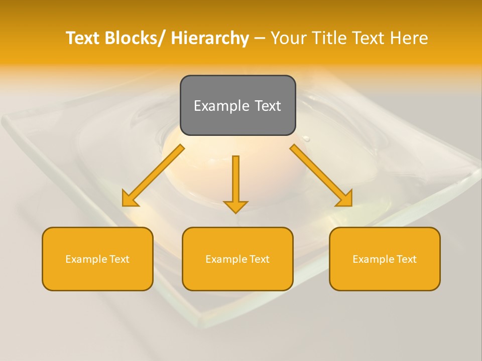 Colazione Arancione Frittata PowerPoint Template