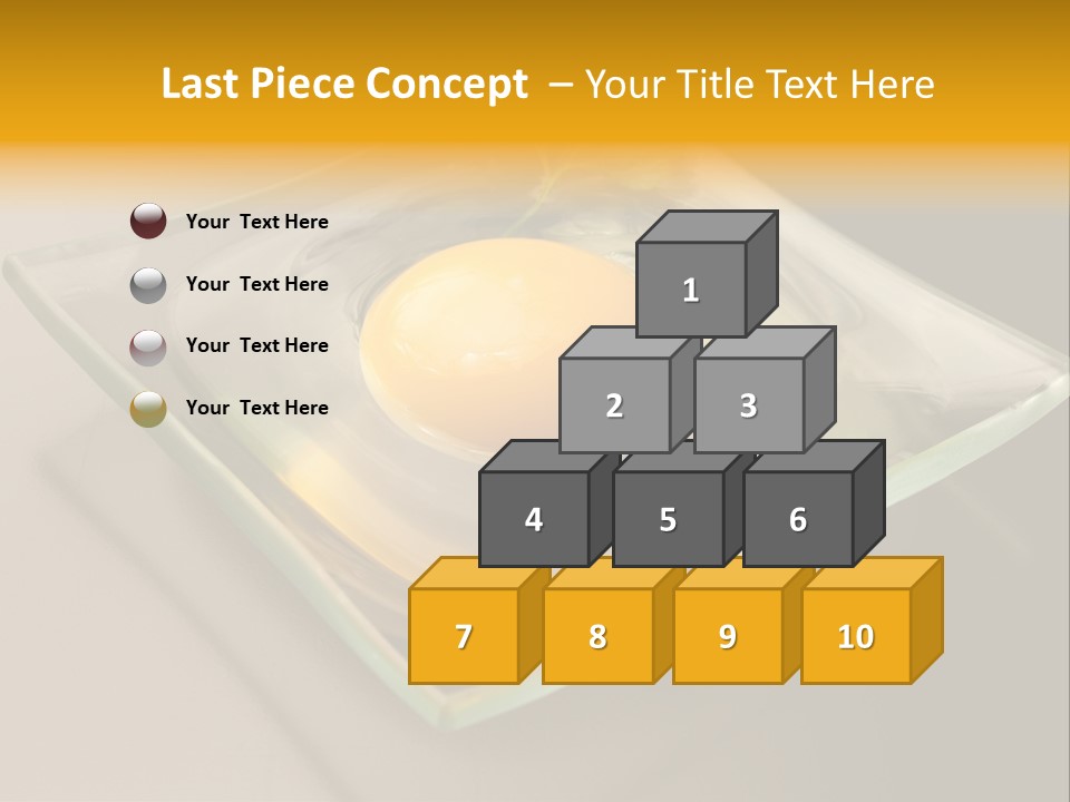 Colazione Arancione Frittata PowerPoint Template