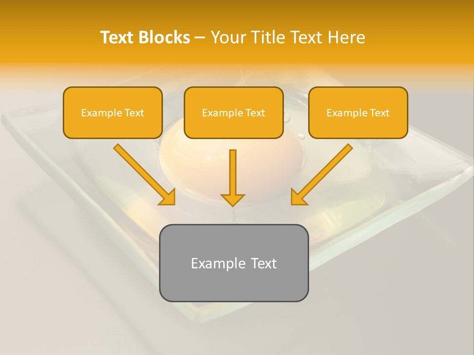 Colazione Arancione Frittata PowerPoint Template