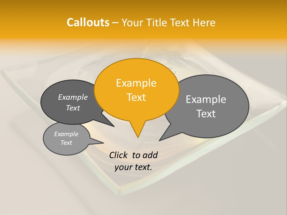 Colazione Arancione Frittata PowerPoint Template