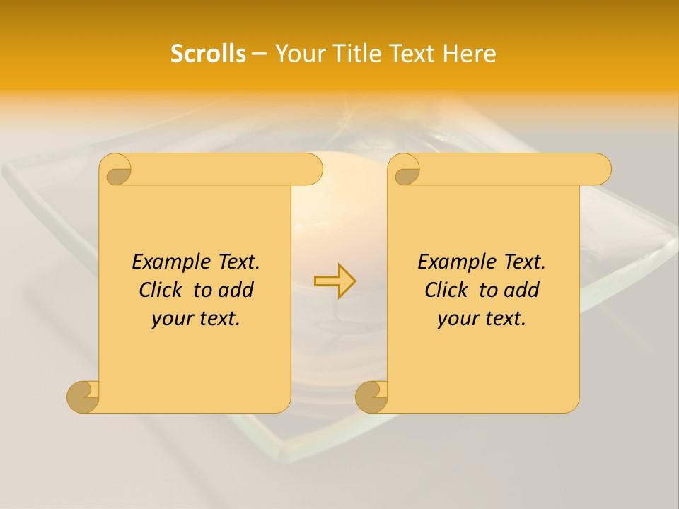 Colazione Arancione Frittata PowerPoint Template