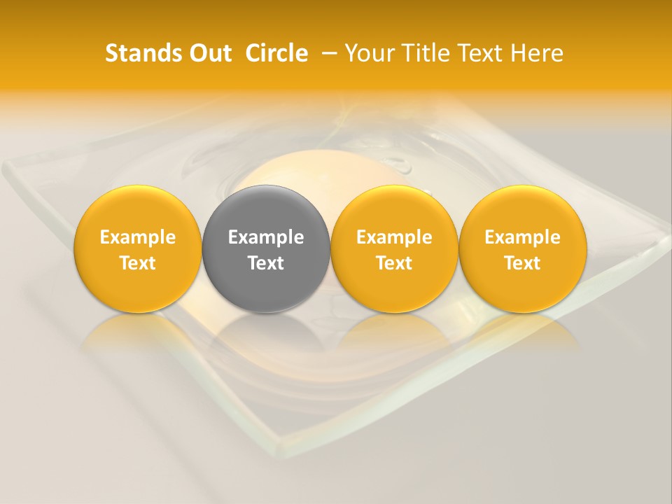 Colazione Arancione Frittata PowerPoint Template