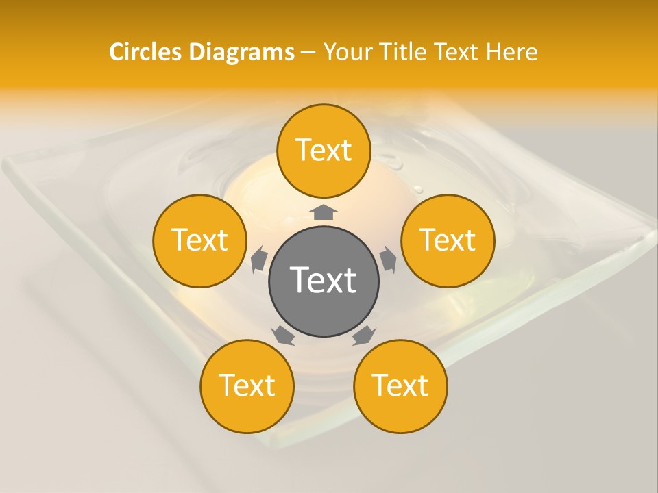 Colazione Arancione Frittata PowerPoint Template