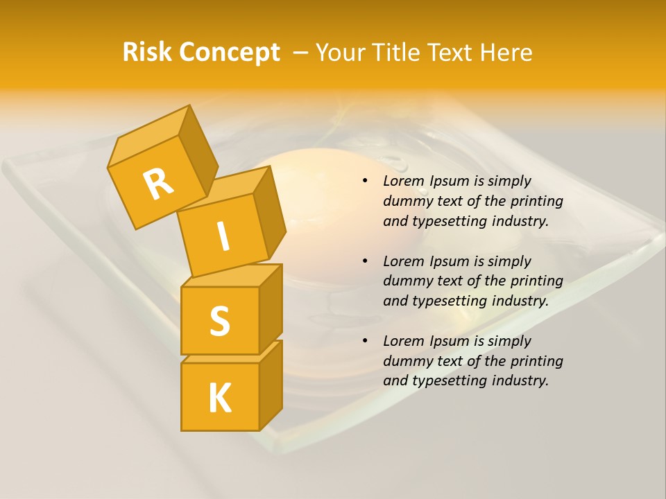 Colazione Arancione Frittata PowerPoint Template