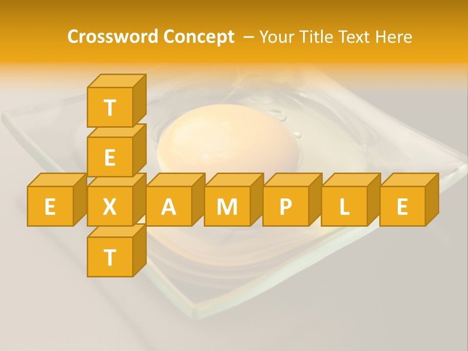 Colazione Arancione Frittata PowerPoint Template
