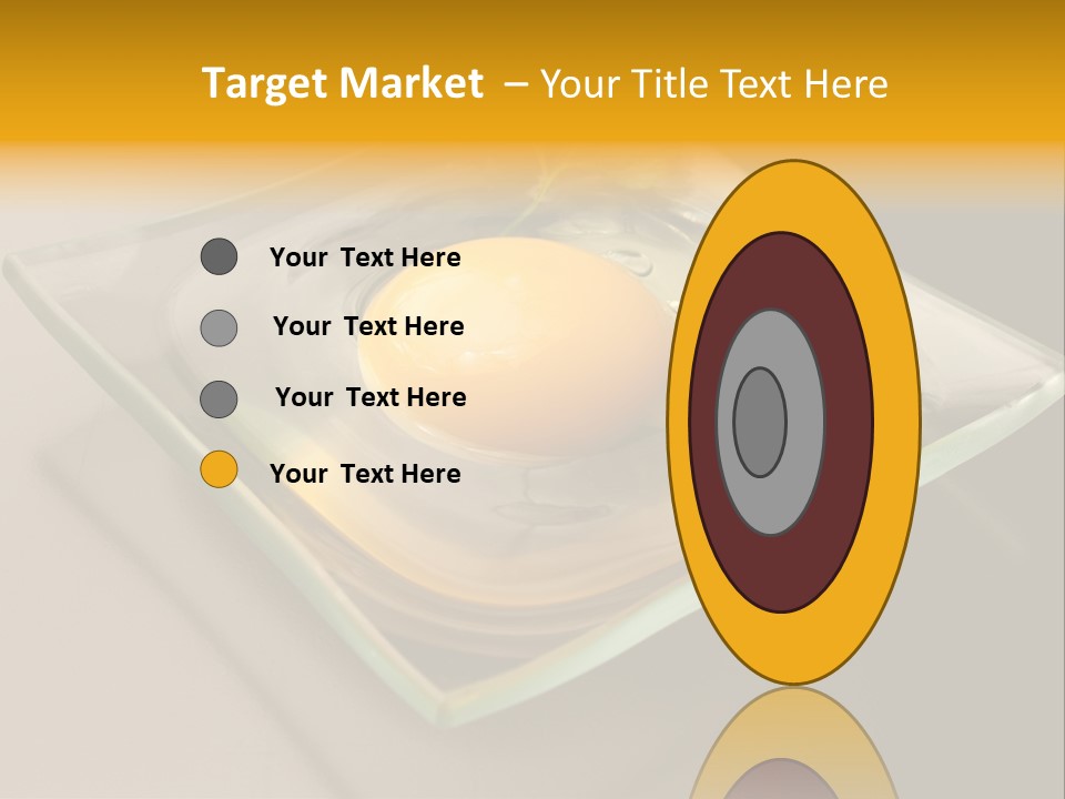 Colazione Arancione Frittata PowerPoint Template