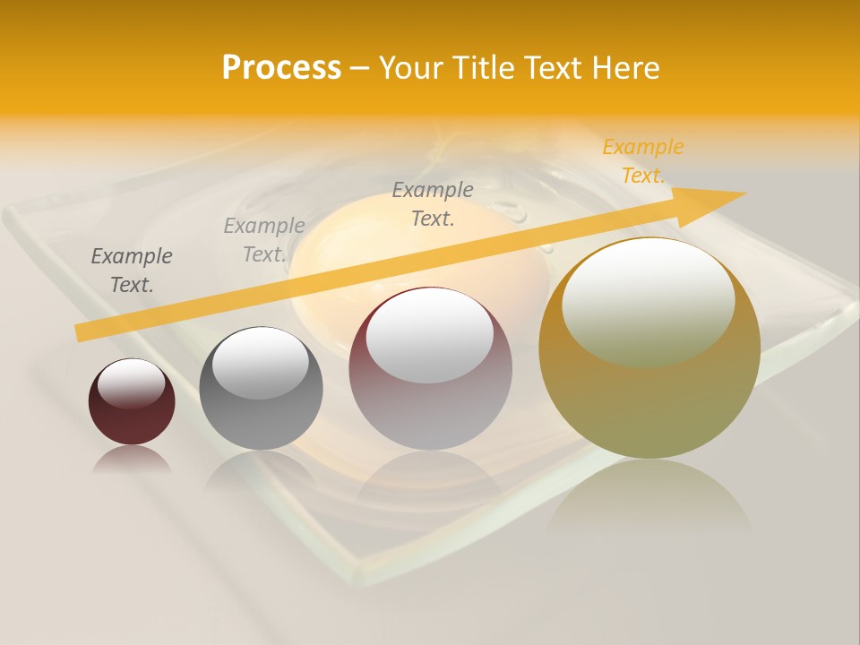 Colazione Arancione Frittata PowerPoint Template