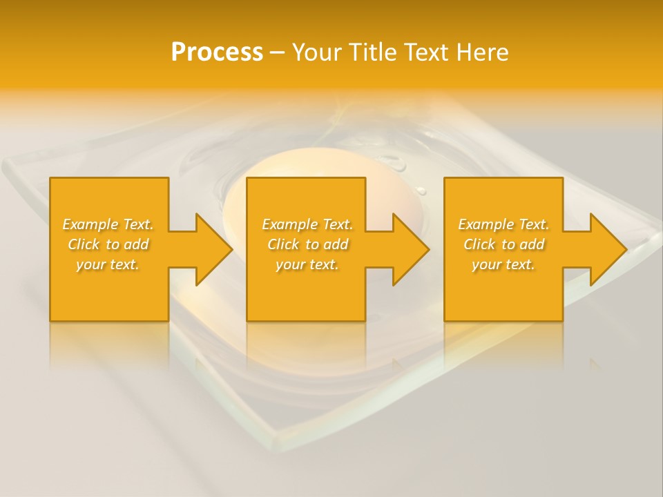 Colazione Arancione Frittata PowerPoint Template