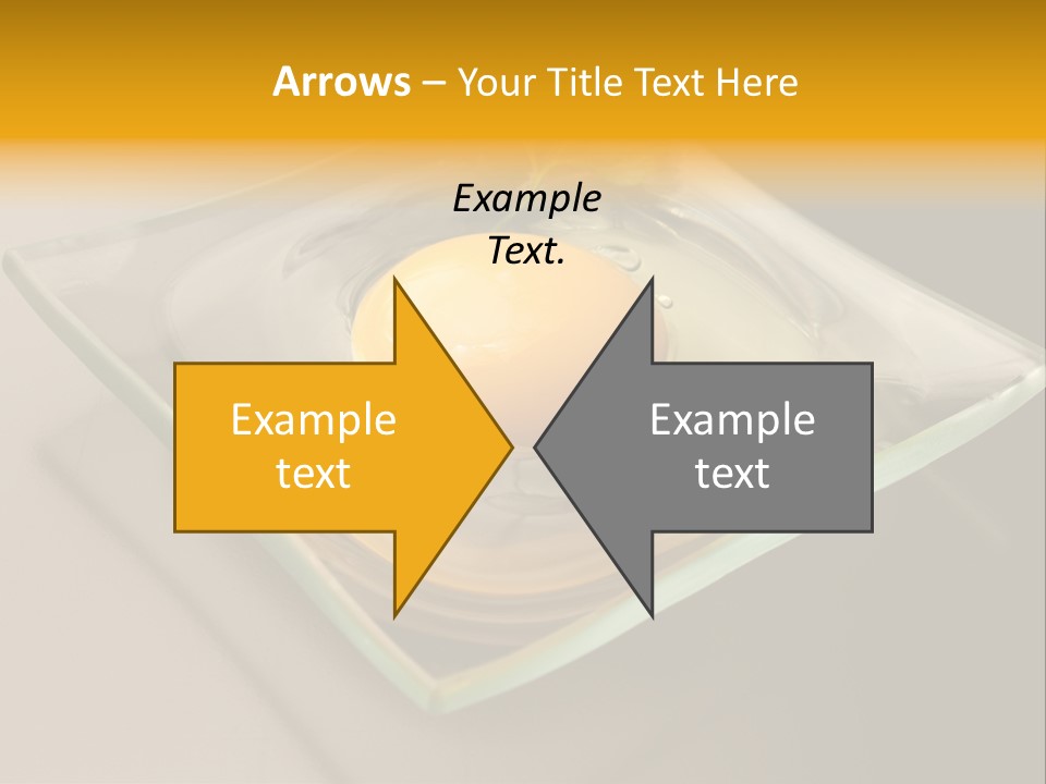 Colazione Arancione Frittata PowerPoint Template
