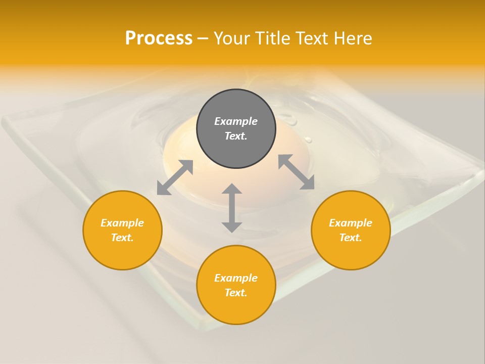 Colazione Arancione Frittata PowerPoint Template