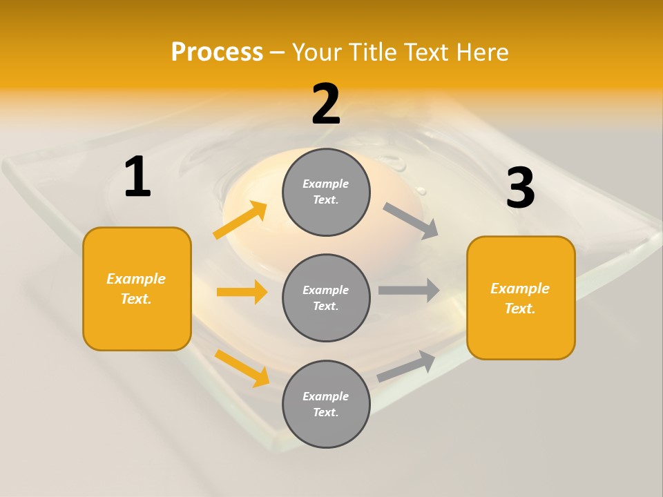 Colazione Arancione Frittata PowerPoint Template