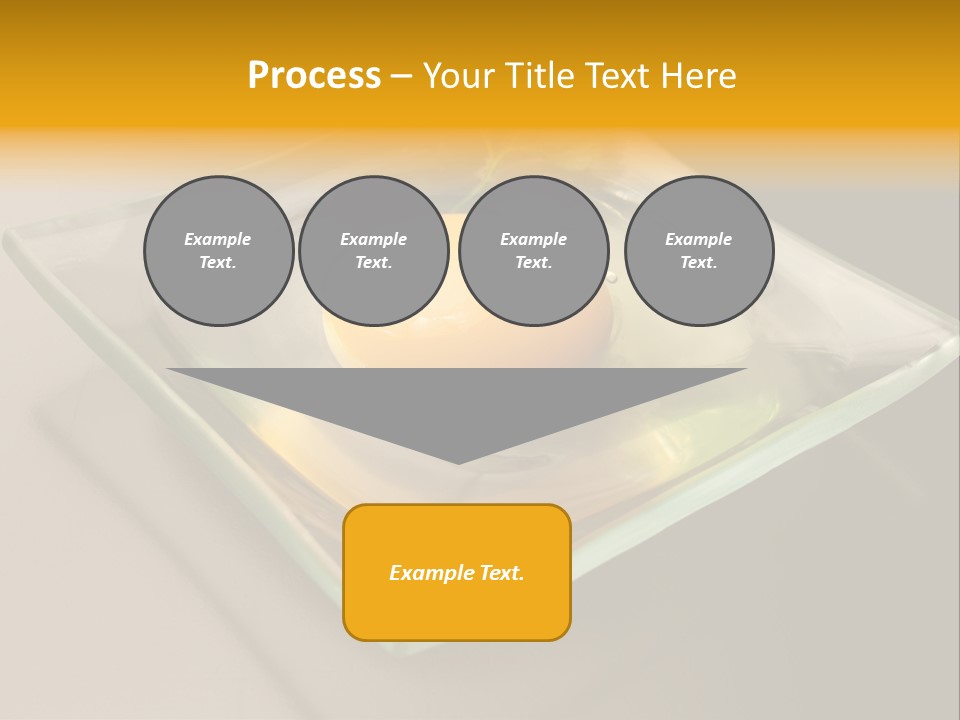 Colazione Arancione Frittata PowerPoint Template