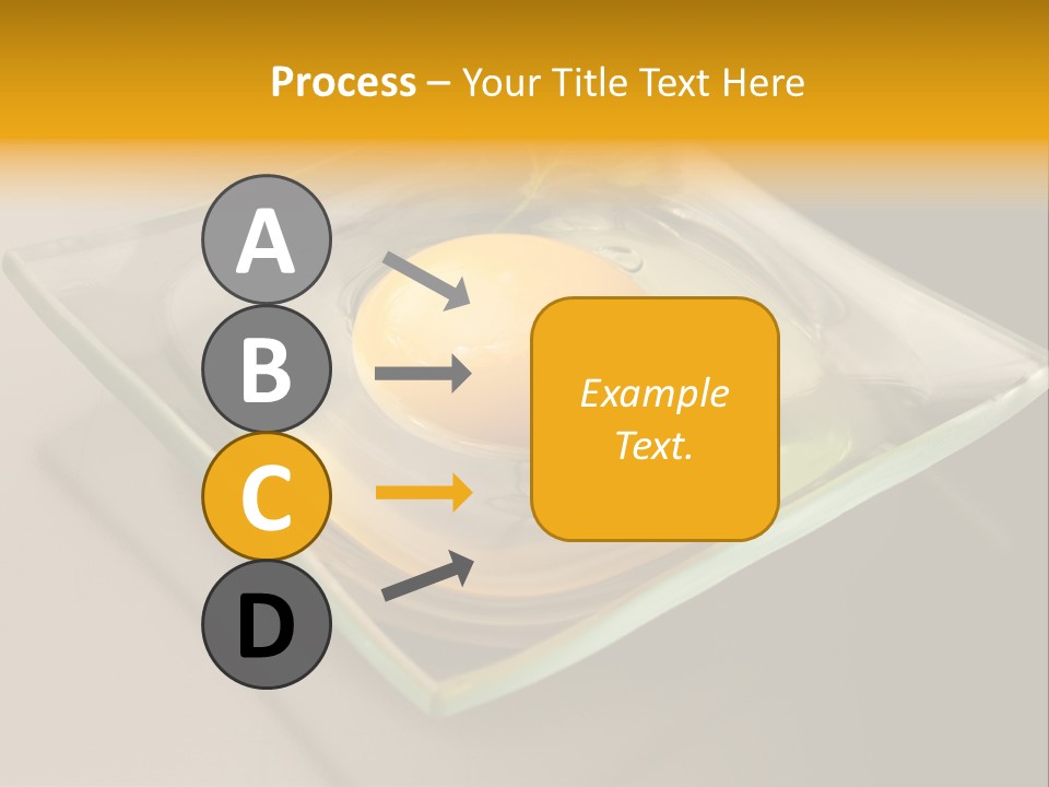 Colazione Arancione Frittata PowerPoint Template