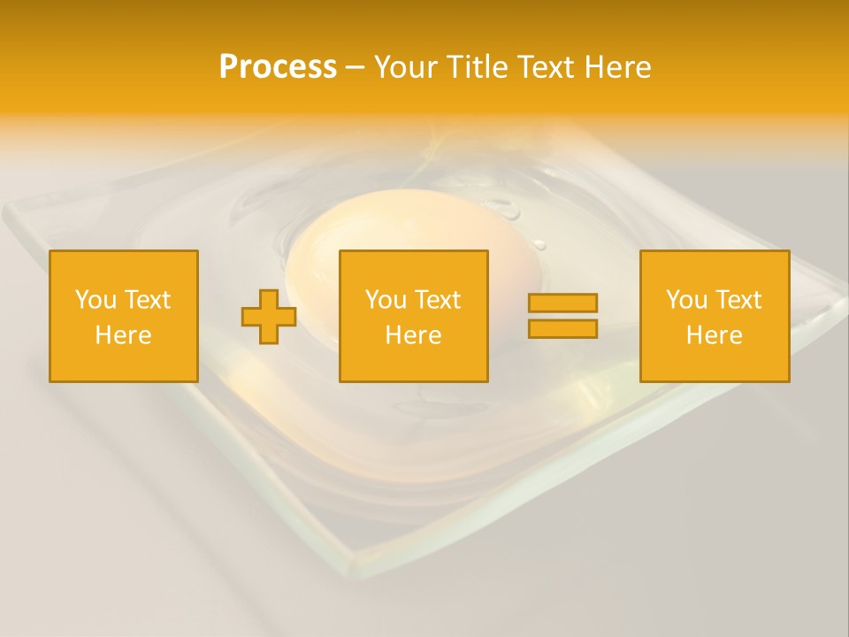Colazione Arancione Frittata PowerPoint Template