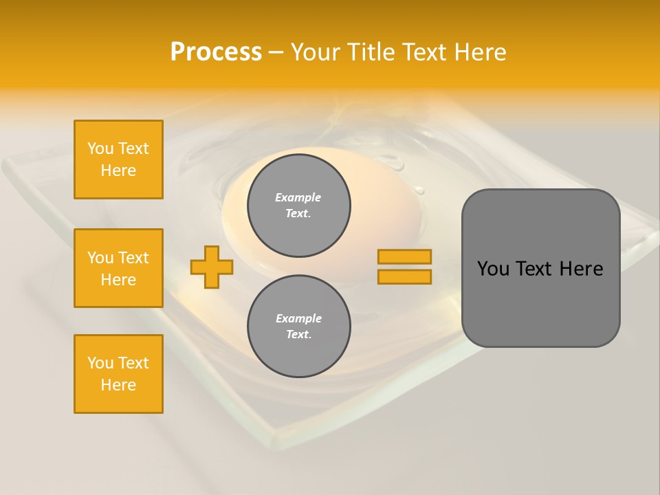 Colazione Arancione Frittata PowerPoint Template