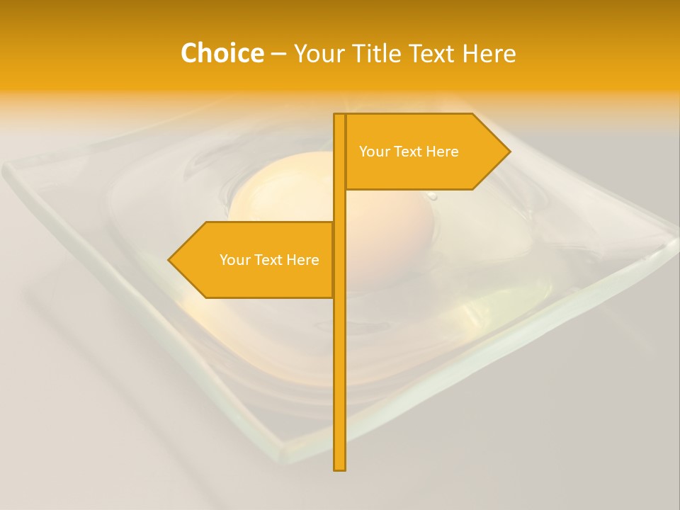 Colazione Arancione Frittata PowerPoint Template