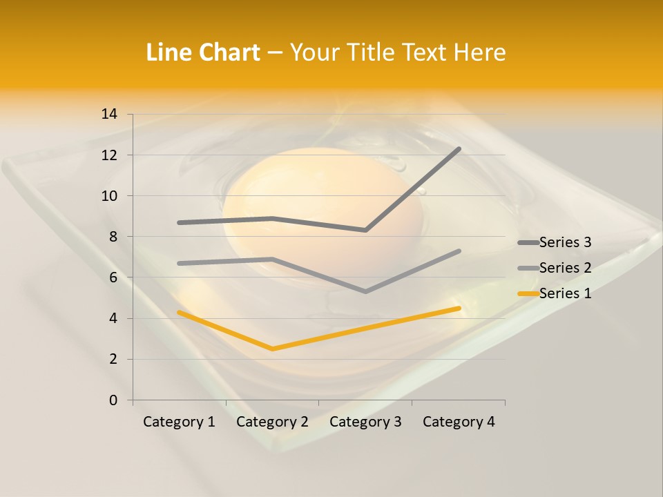 Colazione Arancione Frittata PowerPoint Template