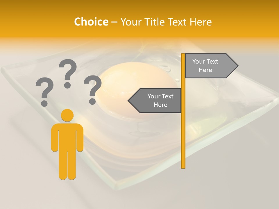 Colazione Arancione Frittata PowerPoint Template