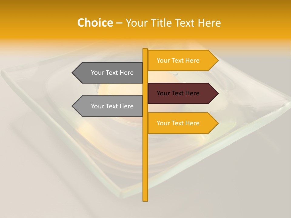 Colazione Arancione Frittata PowerPoint Template