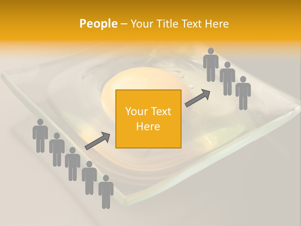 Colazione Arancione Frittata PowerPoint Template