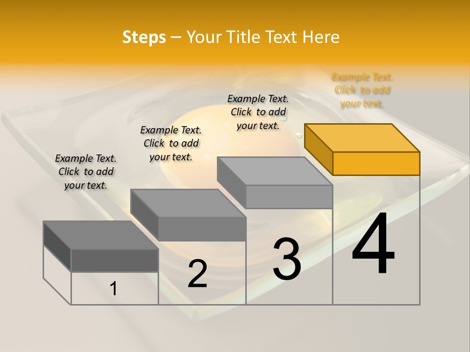 Colazione Arancione Frittata PowerPoint Template