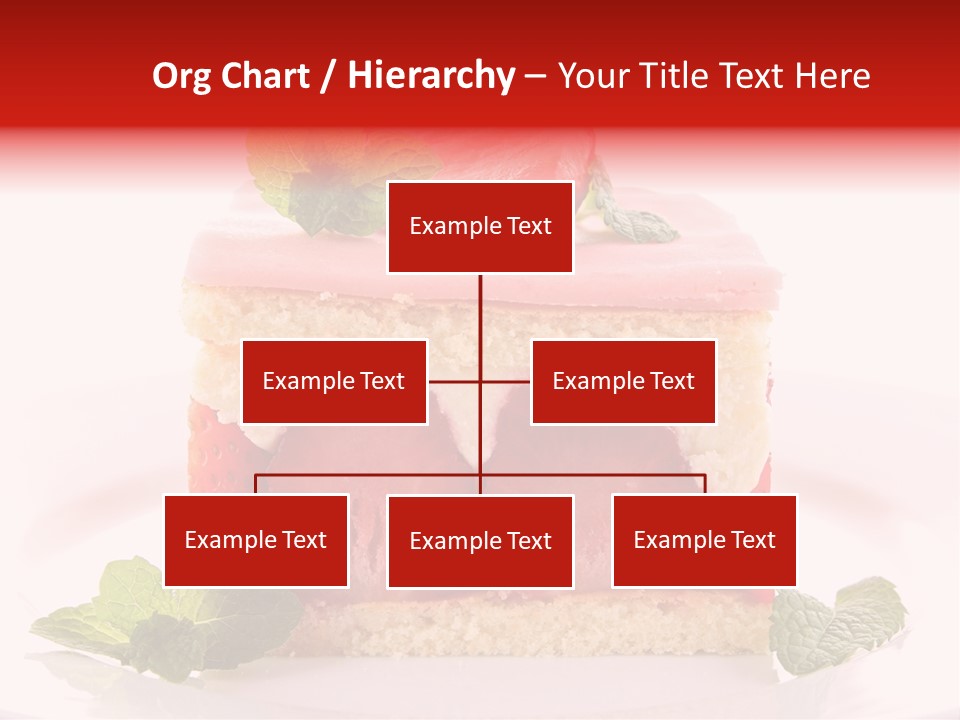 Sweet Strawberry Cheesecake PowerPoint Template