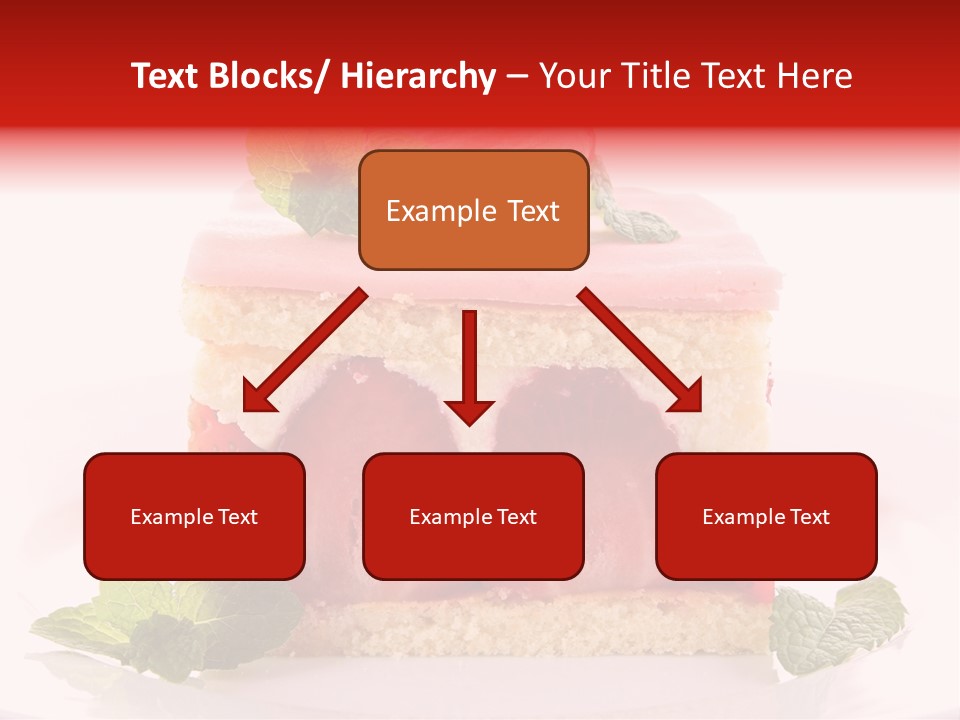 Sweet Strawberry Cheesecake PowerPoint Template