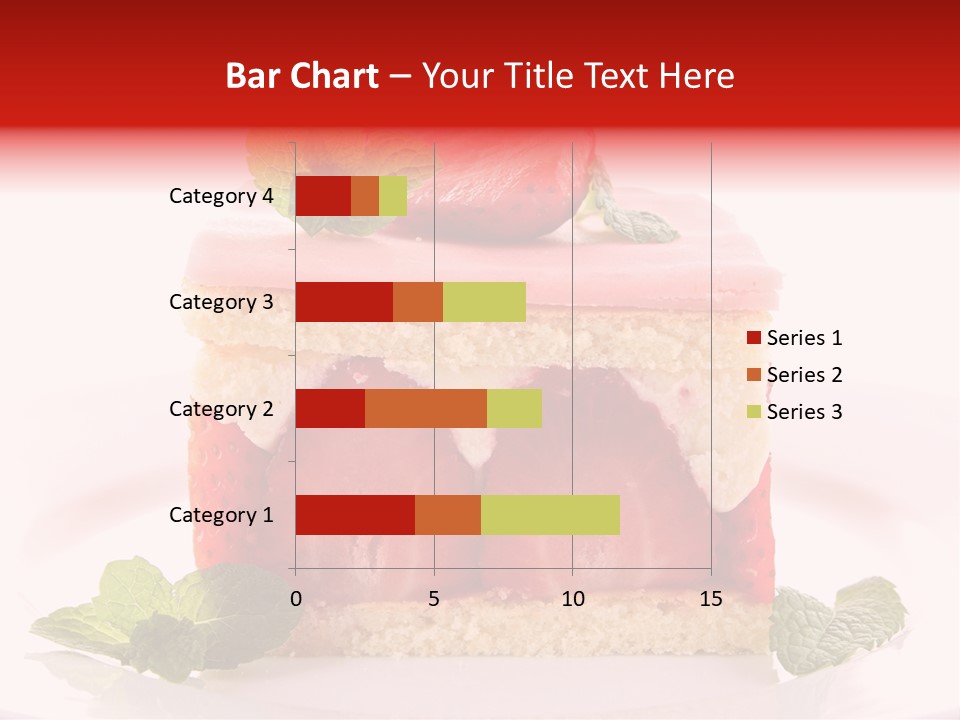 Sweet Strawberry Cheesecake PowerPoint Template