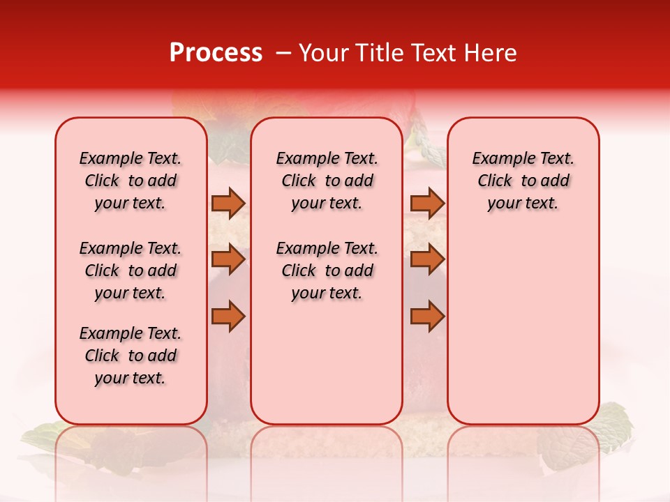 Sweet Strawberry Cheesecake PowerPoint Template