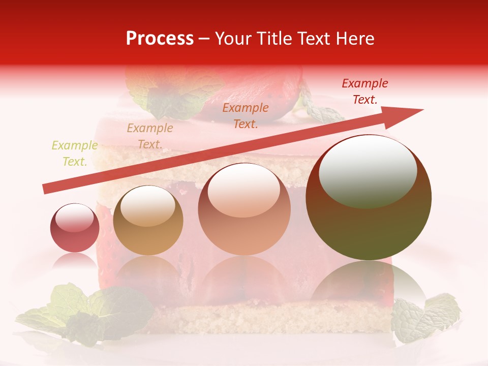 Sweet Strawberry Cheesecake PowerPoint Template