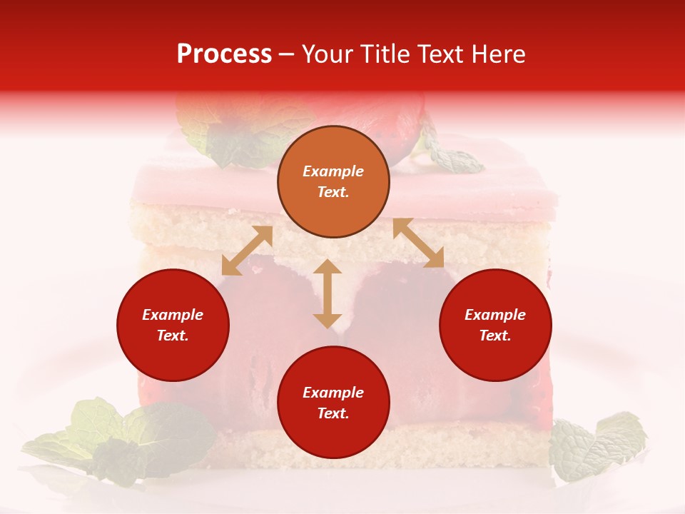 Sweet Strawberry Cheesecake PowerPoint Template