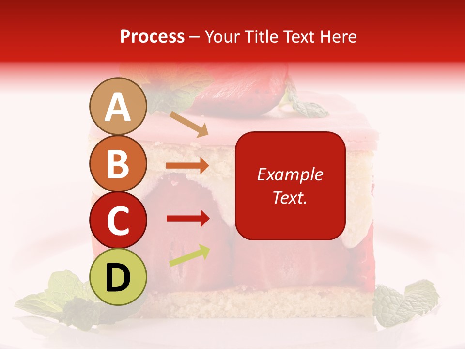 Sweet Strawberry Cheesecake PowerPoint Template