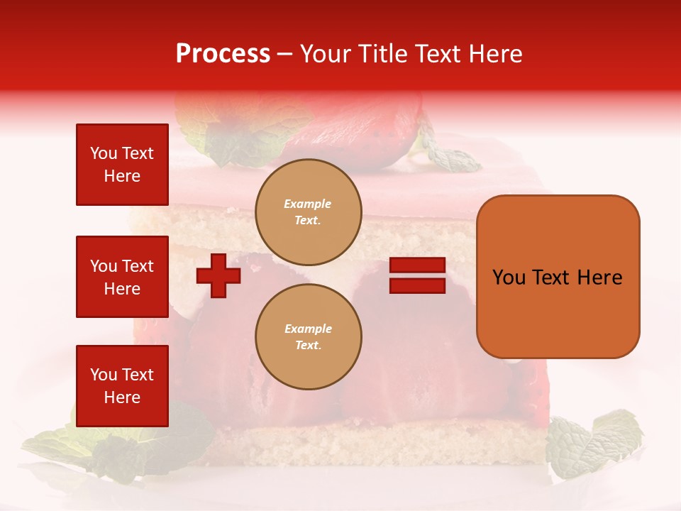Sweet Strawberry Cheesecake PowerPoint Template