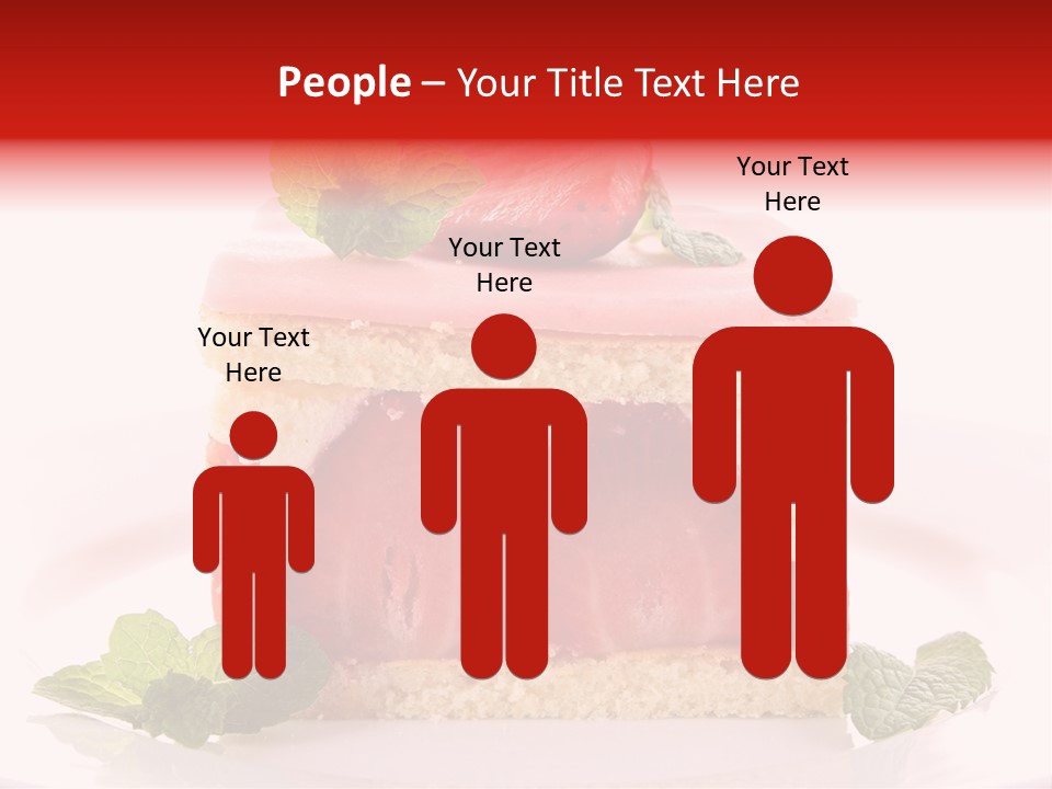 Sweet Strawberry Cheesecake PowerPoint Template