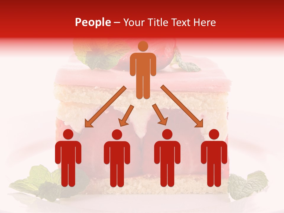 Sweet Strawberry Cheesecake PowerPoint Template