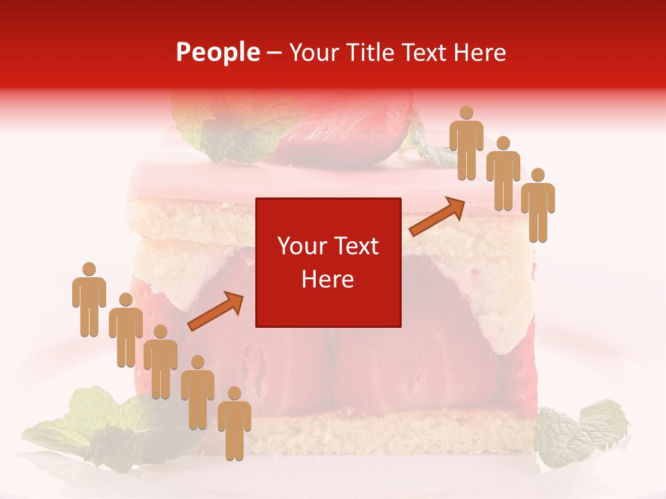 Sweet Strawberry Cheesecake PowerPoint Template