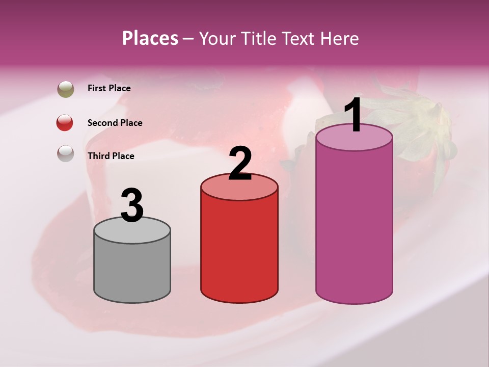 Panna Cotta Sauce Coulis PowerPoint Template