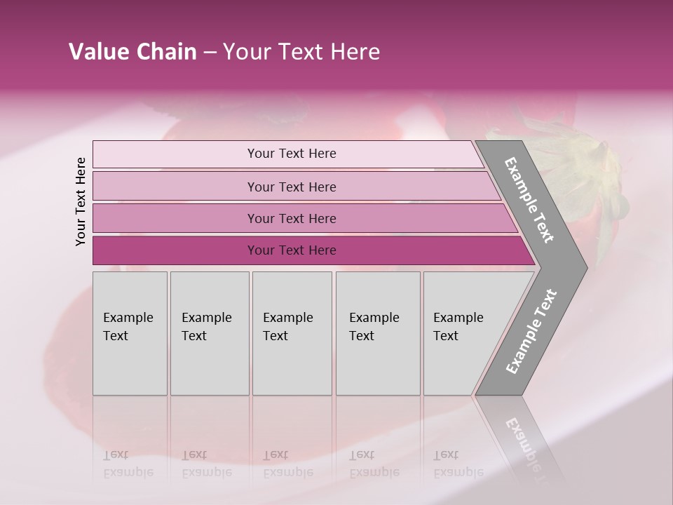 Panna Cotta Sauce Coulis PowerPoint Template