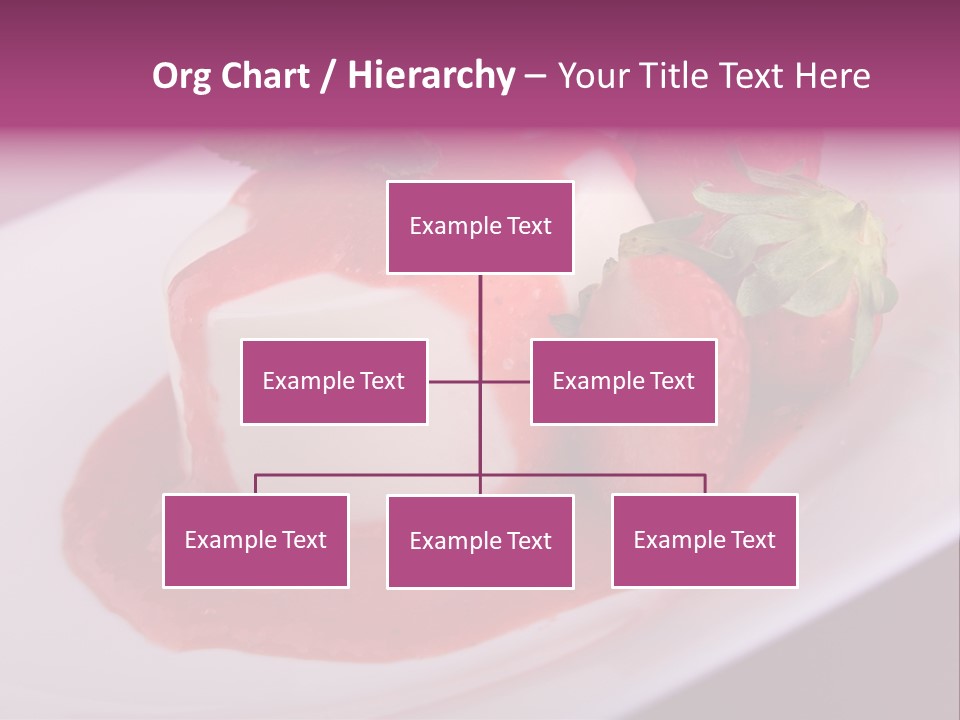 Panna Cotta Sauce Coulis PowerPoint Template