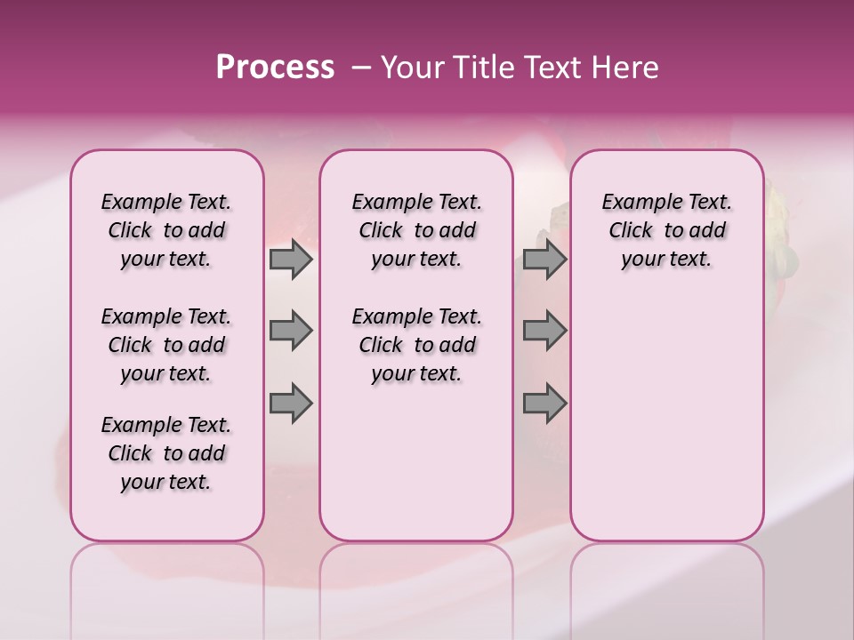 Panna Cotta Sauce Coulis PowerPoint Template