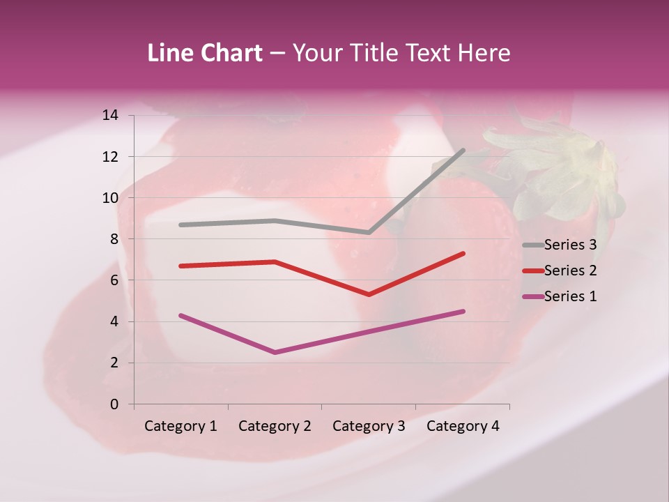Panna Cotta Sauce Coulis PowerPoint Template