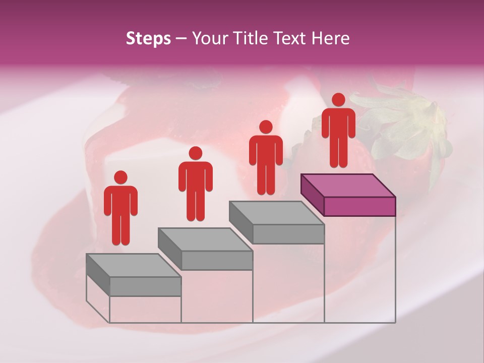 Panna Cotta Sauce Coulis PowerPoint Template