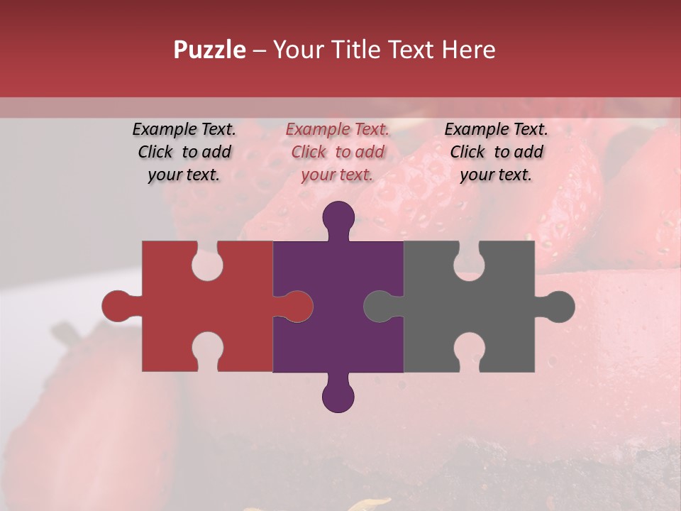 Restaurant Fruits Chocolat PowerPoint Template