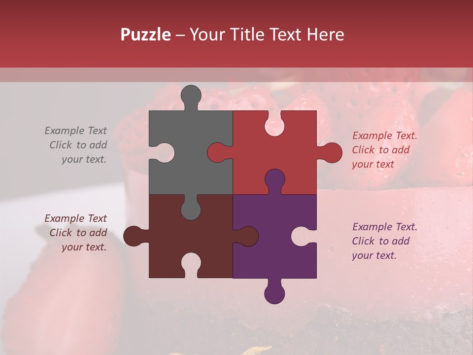 Restaurant Fruits Chocolat PowerPoint Template