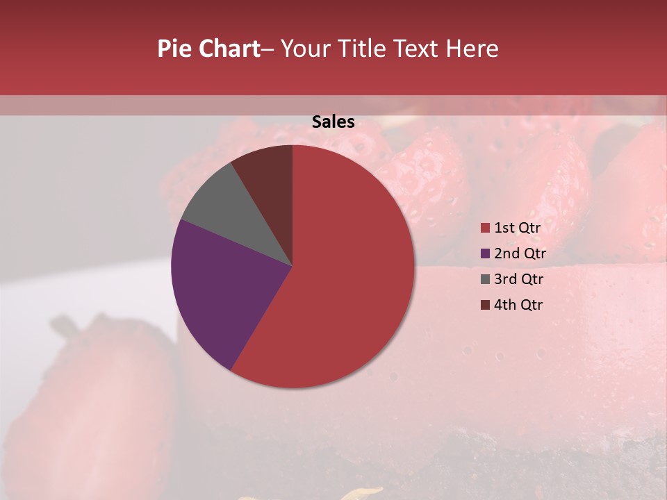 Restaurant Fruits Chocolat PowerPoint Template
