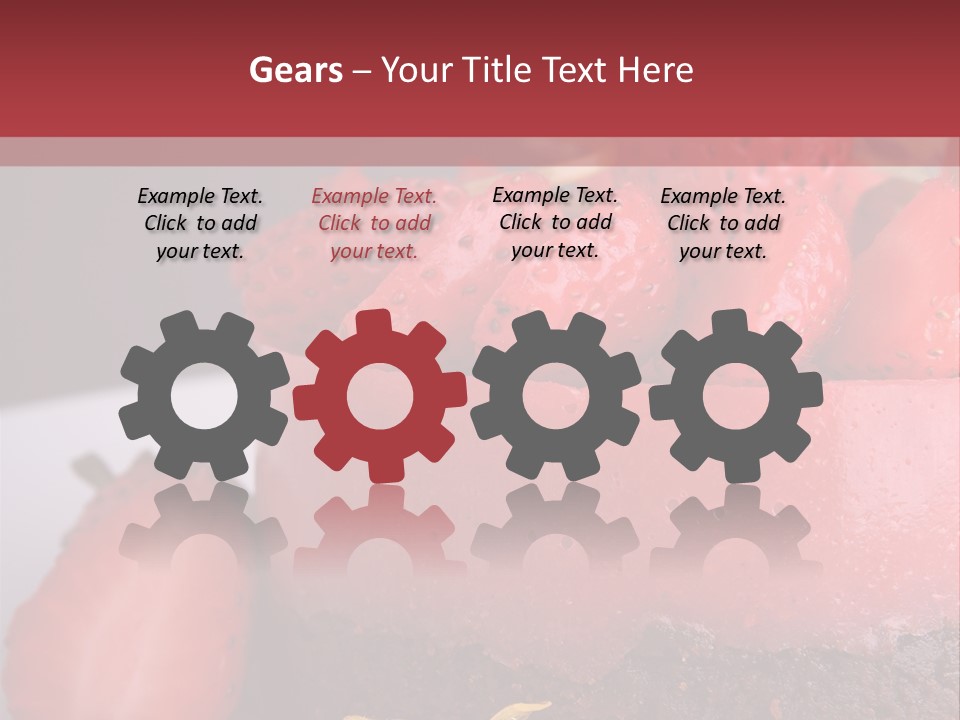 Restaurant Fruits Chocolat PowerPoint Template