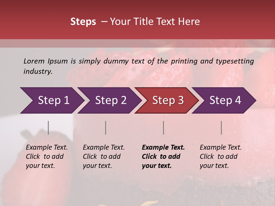 Restaurant Fruits Chocolat PowerPoint Template