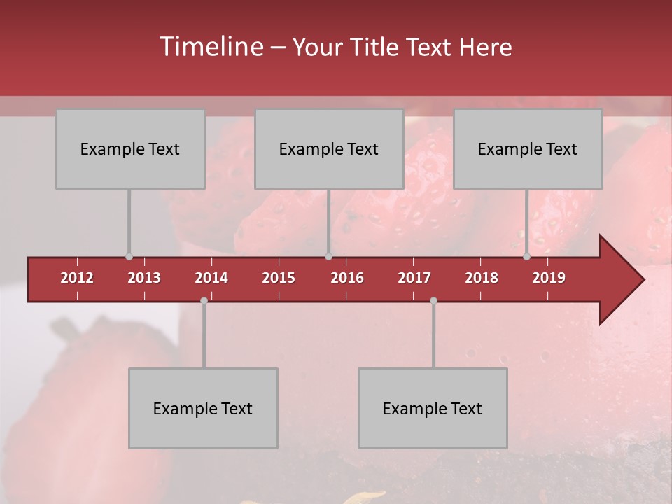 Restaurant Fruits Chocolat PowerPoint Template