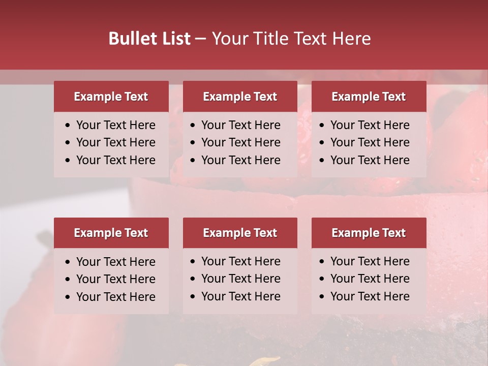 Restaurant Fruits Chocolat PowerPoint Template